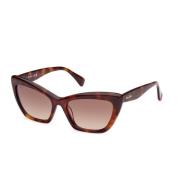 Max Mara Solglasögon Mm0063 Logo14 52F Brown, Dam