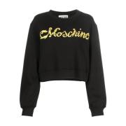 Moschino Tröjor med rund hals Black, Dam