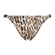 Moschino Brun Leopard Slip Bikini Brown, Dam