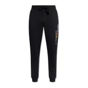 Moschino Sweatpants med logotyp Black, Herr