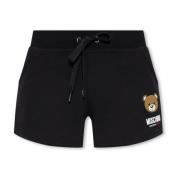 Moschino Tryckta shorts Black, Dam