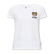 Moschino T-shirt with logo White, Dam