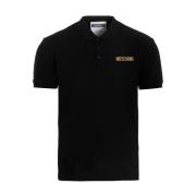 Moschino Klassisk Polo Shirt Black, Herr
