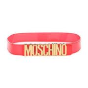 Moschino Rosso Ss23 Dam Bälte - Stiligt och Elegant Pink, Dam