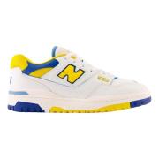 New Balance Vita Gula Blåa 550 Sneakers Multicolor, Herr