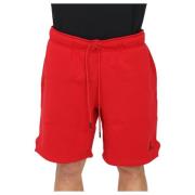 Nike Casual shorts med elastisk midja och justerbara dragsnören Red, U...