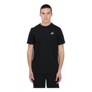 Nike Sportswear Club T-Shirt i Svart Black, Unisex