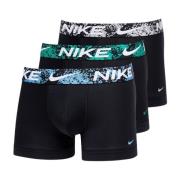 Nike Svarta Boxershorts med Dekorerade Elastiska Band Black, Herr