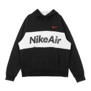 Nike Air Pullover Hoodie - Svart/Vit/Röd Black, Herr