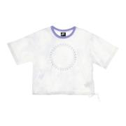 Nike Mesh Print Clash T-Shirt White, Dam