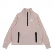 Nike Högkragnad Tech Fleece Sweatshirt Pink, Dam