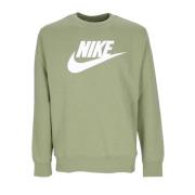 Nike Grafisk Crewneck Sweatshirt för Män Green, Herr