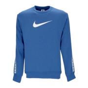 Nike Repeat Fleece Crewneck Sportkläder Blue, Herr