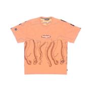 Octopus t-shirt bläckfisk tagg Pink, Herr
