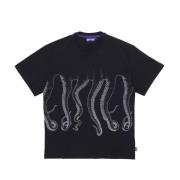 Octopus T-Shirts Black, Herr
