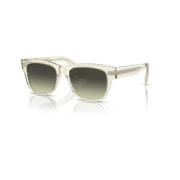 Oliver Peoples Birell Sun Rektangulära Solglasögon White, Unisex