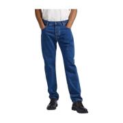 Pepe Jeans Avslappnad passform raka ben jeans - 90-tals inspirerad Blu...