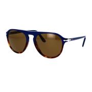 Persol Vintage Oversized Solglasögon med polariserade bruna linser Bro...