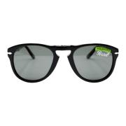 Persol Hopfällbara solglasögon - Tonda Nero Lucido Black, Herr