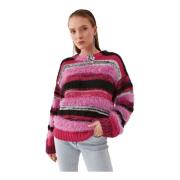 Pinko Round-neck Knitwear Pink, Dam