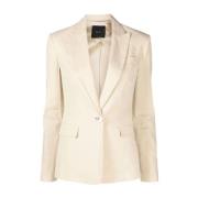 Pinko Beige Jacka med Yan Beige, Dam