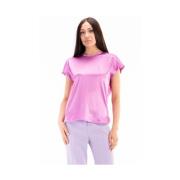 Pinko T-Shirts Purple, Dam