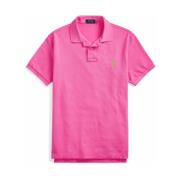 Polo Ralph Lauren Slim-Fit Piqué Polo Shirt Pink, Herr