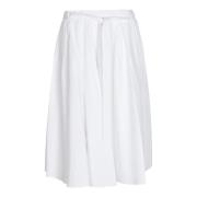 Prada Höj din garderob med denna fantastiska vita midi-kjol White, Dam