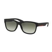Prada Stiliga solglasögon för män - Red Line PS 03Qs Black, Herr