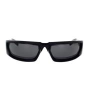 Prada Stiliga Oversized Solglasögon med Mörkgråa Linser Black, Unisex