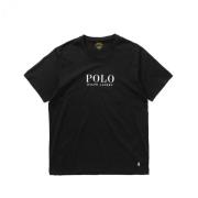 Ralph Lauren Kortärmad Polo T-shirt för Män Black, Herr