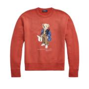 Ralph Lauren Långärmad Teddy Bear Sweatshirt - Storlek: L, Färg: Faded...