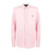 Ralph Lauren Rosa Oxford-Stil Skjorta för Män Pink, Herr