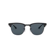 Ray-Ban Clubmaster Metal Polarized Solglasögon Black, Dam