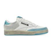 Reebok Tvåfärgade läder- och mocka Club C sneakers Multicolor, Herr