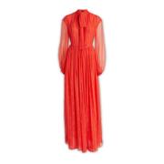 Rochas Maxi klänningar Red, Dam