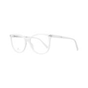 Swarovski Vita Plast Ovala Optiska Glasögon för Kvinnor White, Dam