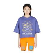 The North Face Kortärmad T-shirt med klocktryck Purple, Dam