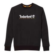 Timberland Stor Logo Print Tröja Black, Herr