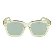 Tom Ford Fyrkantiga solglasögon för kvinnor Blue, Dam