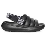UGG Flat Sandals Black, Herr