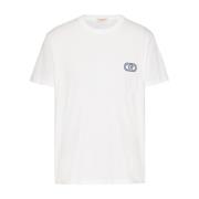 Valentino Vit VLogo Signature T-shirt White, Herr