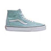 Vans Tapered Canvas High-Top Sneakers Blue, Dam