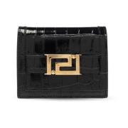 Versace Plånbok i läder med logotyp Black, Dam
