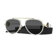 Versace White Frame Sunglasses for Women White, Dam
