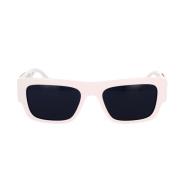 Versace Rektangulära solglasögon Ve4416 White, Unisex