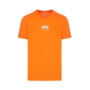 Armani Exchange Klassisk Herr T-Shirt Orange, Herr