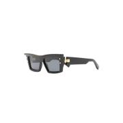 Balmain Svarta solglasögon för dagligt bruk Black, Unisex