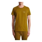 Balmain Ekologiskt ansvarsfull bomull T-shirt med logotryck Green, Her...