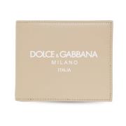 Dolce & Gabbana Plånbok med logotyp Beige, Dam